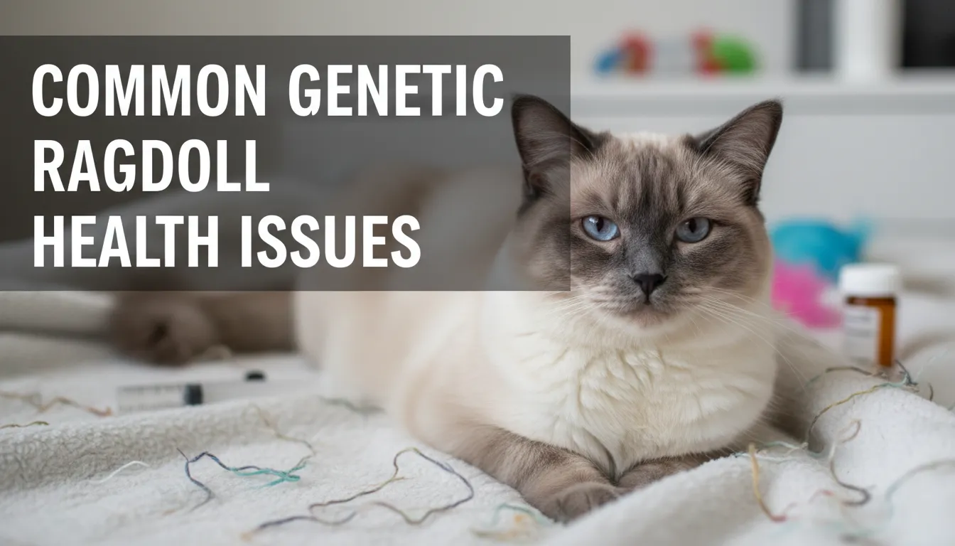Common genetic health issues in Ragdoll cats, including heart conditions and kidney problems.