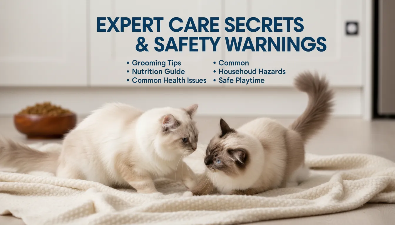 Expert care tips and safety warnings for Ragdoll cats to ensure their health and well-being