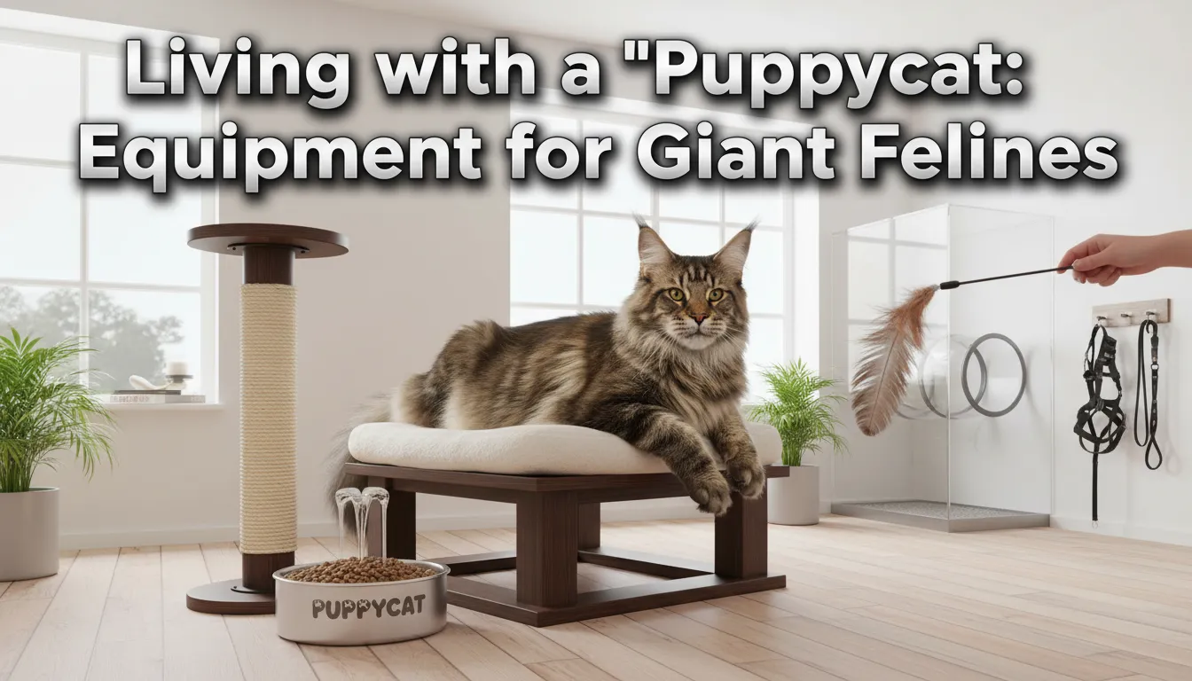 Essential equipment for caring for giant felines like Ragdoll cats, also known as 'puppycats.