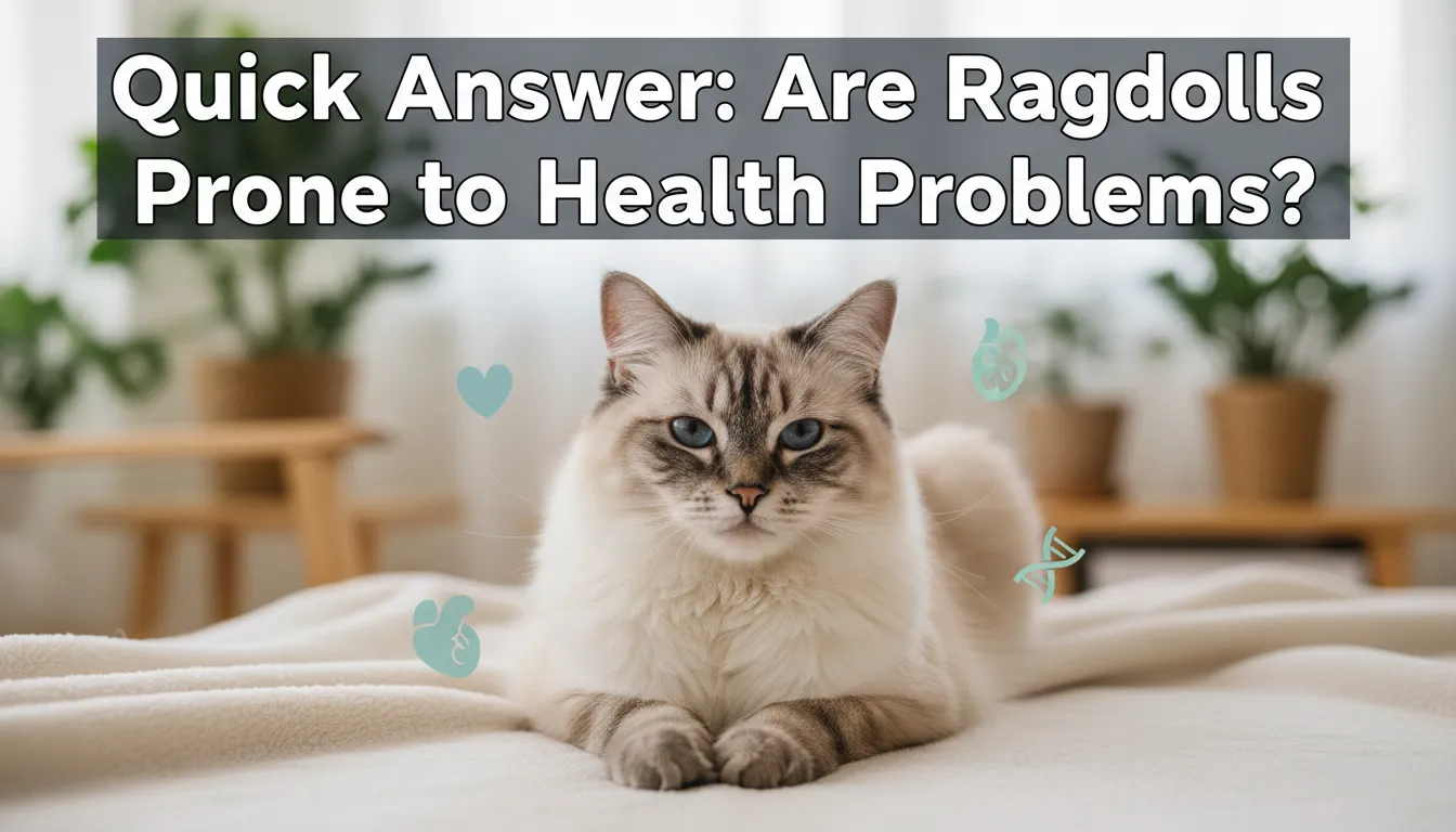 Ragdoll cat health problems and common conditions they may face.