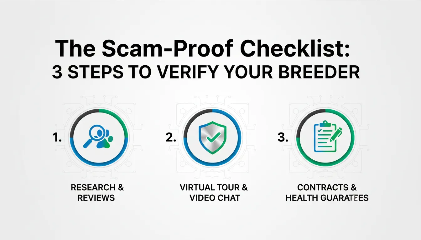 Checklist to verify a Ragdoll cat breeder, ensuring they are legitimate and ethical.
