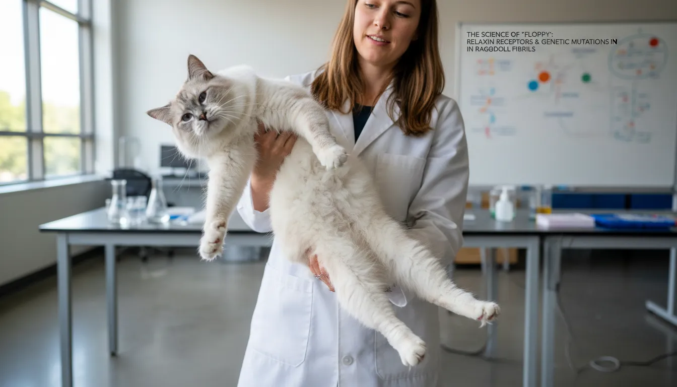 Ragdoll cat going limp in a relaxed state, showcasing the unique floppy trait of the breed.