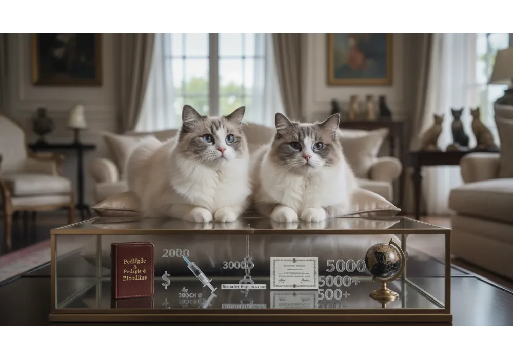 2026 price range for Ragdoll cats and factors influencing their cost.